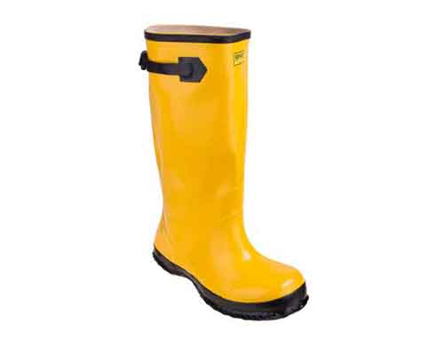 Yellow Concrete Boots